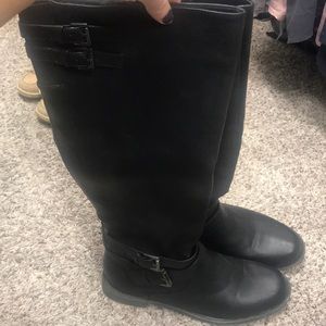 JustFab tall black boots